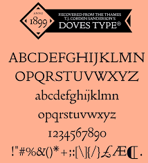 Example font Doves Type #1